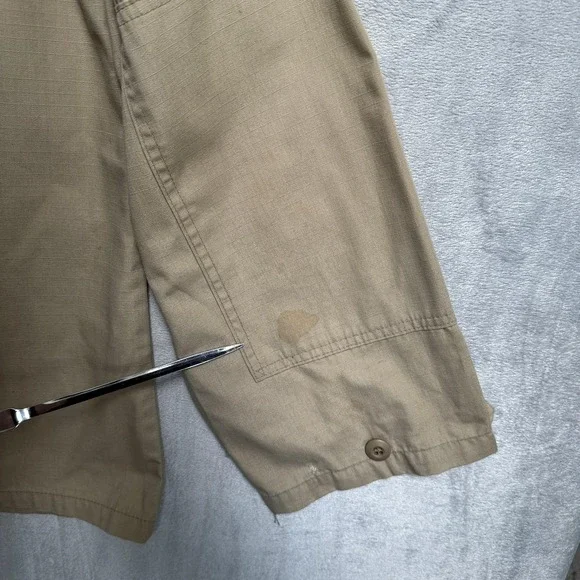 Brigade Quartermasters Jacket Mens Medium Beige Combat Cloth Military Field - Picture 9 of 10